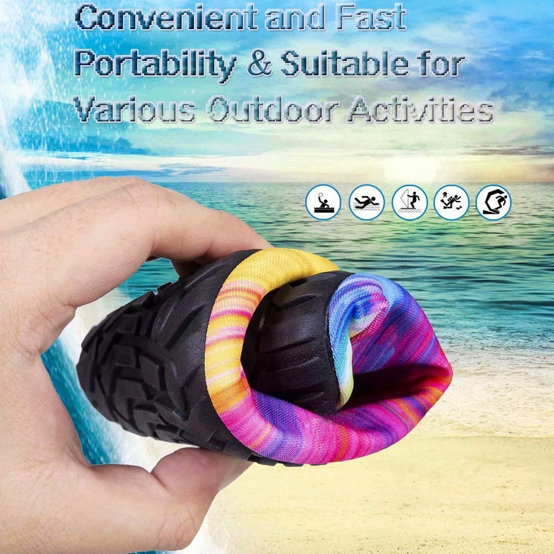 YALOX Water Shoes Women's Men's Outdoor Beach Swimming Aqua Socks Quick-Dry Barefoot Shoes Surfing Yoga Pool Exercise(Color,38/39EU) - Image 5